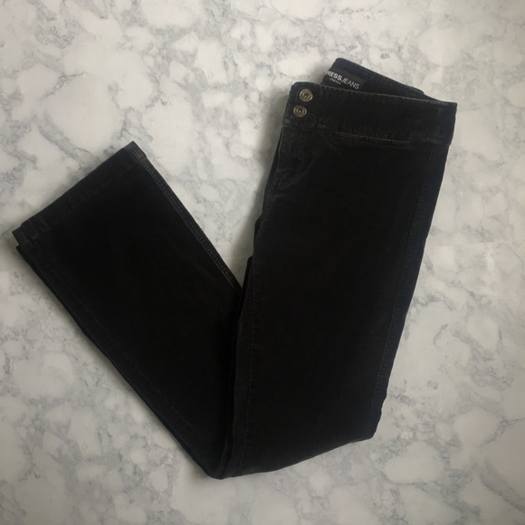 EXPRESS BLACK CORDUROY JEANS - Picture 2 of 6